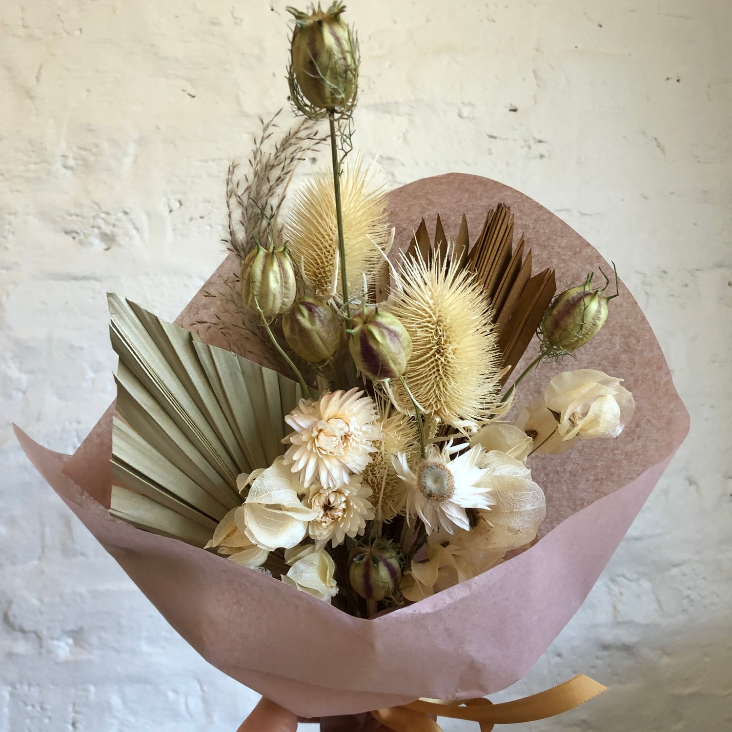 Dried Flowers Bouquet Natural Dried Flowers Dried Real Natural